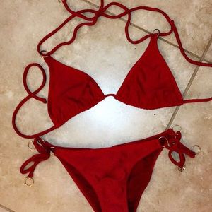 Red bikini